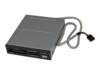 StarTech.com 3.5in Front Bay 22-in-1 USB 2.0 Internal Multi Media Memory Card Reader Simultaneous Access - CF/SD/MMC/MS/xD - Black (35FCREADBK3) Kortlæser USB 2.0