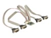 DeLock MiniPCIe I/O PCIe full size 4 x Serial RS-232 Voltage Supply Seriel adapter PCI Express 2.0 Mini Card 921.6Kbps
