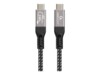 Cablexpert Premium USB4 Gen3x2 USB Type-C kabel Sort Hvid