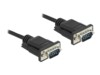 Delock Serielt kabel 4m Sort