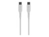 FIXED USB 2.0 USB Type-C kabel 1.2m Hvid