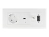 Delock Easy 45 Module Holder for installation trunking 175 x 80 mm