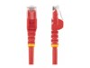 StarTech.com 3m CAT6 Cable - Red Snagless CAT 6 Wire - 100W RJ45 UTP 650MHz Category 6 Network Patch Cord UL/TIA (N6PATC3MRD) CAT 6 Ikke afskærmet parsnoet (UTP) 3m Patchkabel Rød