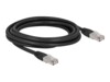 DeLOCK CAT 6a S/FTP 3m Patchkabel Sort