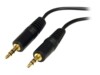 StarTech.com 6 ft. (1.8 m) 3.5mm Audio Cable - 3.5mm Audio Cable - Gold Plated Connectors - Male/Male - Aux Cable (MU6MM) Audiokabel 1.8m