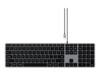 Satechi Slim W3 Tastatur Ja Kablet Tysk