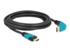 Delock HDMI-kabel 2m Sort Blå