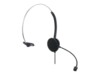 Manhattan Mono On-Ear Headset (USB) (Clearance Pricing), Microphone Boom (padded), Polybag Packaging, Adjustable Headband, In-Line Volume Control, Ear Cushion, USB-A for both sound and mic use, cable 1.5m, Three Year Warranty Kablet Høretelefoner Sort