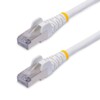 StarTech.com 15m White CAT8 Ethernet Cable, Snagless, S/FTP, 25G/40G CAT 5/5e/6/6a/8 S/FTP 15m Patchkabel Hvid