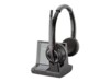 Poly Savi 8200 Series W8220/A Trådløs Høretelefoner Sort