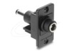 Delock Strøm DC jack 5,5 mm x 2,1 mm (female) - Strøm DC jack 5,5 mm x 2,1 mm (male) Sort Stikadapter