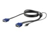 StarTech.com 6 ft. (1.8 m) USB KVM Cable for StarTech.com Rackmount Consoles - VGA and USB KVM Console Cable (RKCONSUV6) Video / USB kabel