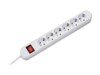 Bachmann SMART Stikdåse 6-stik 16A Brun 1.5m
