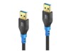 PureLink FlexInstall Series USB 3.2 Gen 1x1 USB-kabel Sort