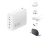 4smarts Flex Pro Strømadapter - AC / USB-C DC 5 / 9 / 12 / 15 / 20V
