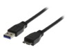 DELTACO USB3-005 USB-kabel 50cm Sort