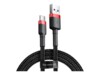 Baseus Cafule USB 2.0 USB Type-C kabel 2m Sort