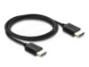 Delock HDMI-kabel 1m Sort