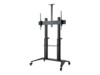 HAGOR BrackIT Stand HD XXL Vogn med hjul Fladt panel/AV-system/kamera 65'-120'