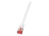 LogiLink SlimLine CAT 6 U/FTP, PiMF 50cm Patchkabel Hvid