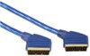 Hama 00029654, 1,5 m, SCART (21-pin), SCART (21-pin), Guld, Bl, Hanstik/Hanstik