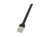 LogiLink SlimLine CAT 6 Ikke afskærmet parsnoet (UTP) 20m Patchkabel Sort