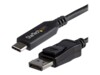 StarTech 6ft/1.8m USB C to DisplayPort 1.4 Cable, 4K/5K/8K USB Type-C to DP 1.4 Alt Mode Video Adapter Converter, HBR3/HDR/DSC, 8K 60Hz DP 1.4 Monitor Cable for USB-C and Thunderbolt 3 - 8K USB-C to DP Cable