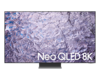 Samsung QE75QN800CTXXH, 190,5 cm (75'), 7680 x 4320 pixel, QLED, Smart TV, Wi-Fi, Sort, Slv