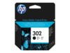 HP 302 Sort 170 sider Blæk