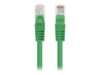 Lanberg CAT 5e Ikke afskærmet parsnoet (UTP) 1m Patchkabel Grøn RAL 6024