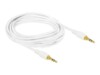 Delock Audiokabel 3m Hvid