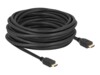 Delock HDMI-kabel med Ethernet 10m Sort