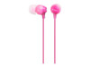 Sony MDR EX15AP Kabling Øreproptelefoner Pink