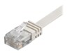 Goobay RJ45 CAT 6 FlatU/UTP CU 10m White