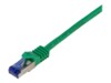 LogiLink Professional CAT 7 (kabel)/CAT 6a (stikforbindelser) S/FTP 2m Patchkabel Grøn RAL 6024