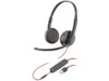 Poly Blackwire C3225 Kablet Høretelefoner Sort