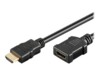 TECHly HDMI-forlængerkabel med Ethernet HDMI Sort
