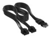 CORSAIR 8 pin PCI Express-strøm (male) - 16-pin PCI Express-strøm (male) Sort Strømkabel
