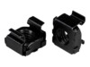 StarTech.com M5 Cage Nuts - 100 Pack, Black - M5 Mounting Cage Nuts for Server Rack & Cabinet (CABCAGENUT2B) Burmøtrik Sort