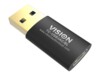 Vision Professional USB-C adapter Sort