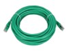 Extralink CAT 6 Foldet uskærmet snoet par (F/UTP) 10m Patchkabel Grøn