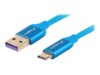 Lanberg USB Type-C kabel 50cm Blå