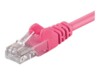 wentronic goobay CAT 5e Ikke afskærmet parsnoet (UTP) 2m Netværkskabel Magenta