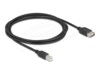 Delock USB-kabel 2m Sort