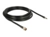 DeLOCK CFD400 LLC400 low loss Koaksial 5m Antennekabel Sort