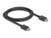 Delock DisplayPort kabel 1.8m Sort
