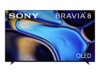 Sony Bravia 8 K-77XR80 77' 4K UHD (2160p) Vibrationsfinish Mørk sølv