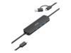 Unitek KVM Hub 10 Gbps – przelaczanie miedzy 2 hostami, 3×USB-A