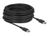 Delock DisplayPort kabel 12m Sort
