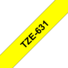 Brother TZe 631 Lamineret bånd (1,2 cm x 8 m) 1kassette(r)